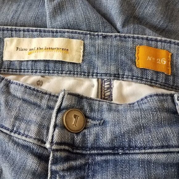 Pilcro and The Letterpress Anthropologie Skinny Cropped Jeans Size 26 - Picture 9 of 10